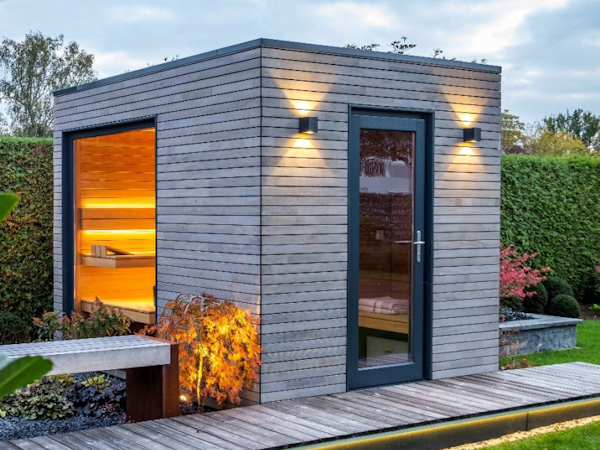 Sauna-Wandleuchte innen/aussen