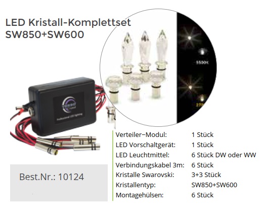 Kristall Komplettset SW850+SW600